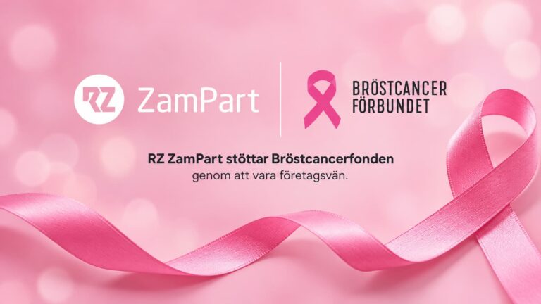 RZ ZamPart stöttar bröstcancerforskningen